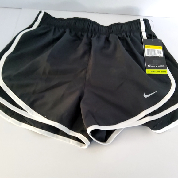 Nike Pants - (NEW) Nike Womens Dri-Fit Running Shorts Black & White Mesh Sides Liner Size XS